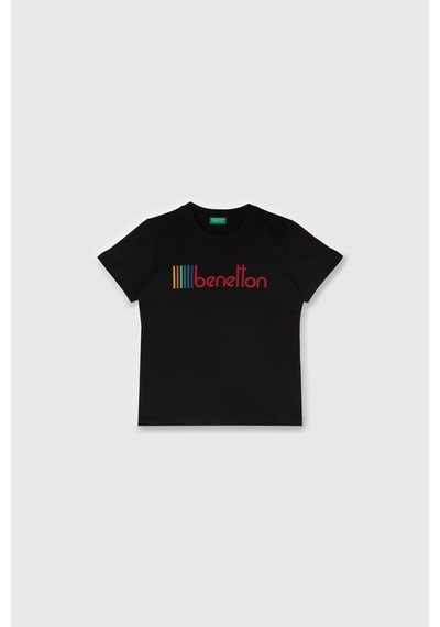 United Colors Of Benetton Benetton Erkek Çocuk Tshirt Siyah
