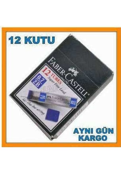 Faber Castell Uç 0.7 Min. Versatil Kalem Ucu -12'li Paket