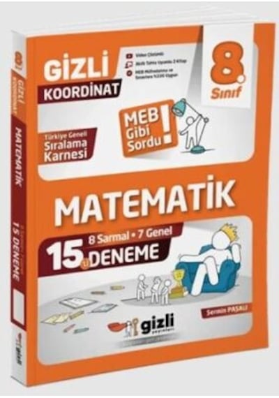 Gizli Yayınları 2026 8. Sınıf Lgs Matematik 15 Li Deneme - Meb Gibi Sordu