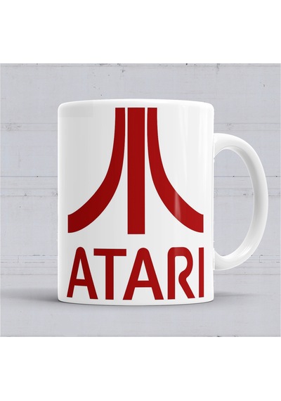 Atari Oyun Game Ower Logo Kupa Bardak Porselen Karışık