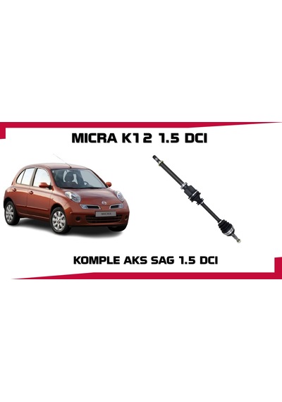 Nıssan Mıcra Sag Aks Komple 1.5 Dcı Manuel K12 2002-2009