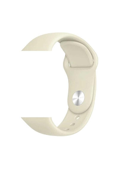 Ekılıf - Apple Uyumlu  Watch 42mm - Kordon Klasik Kordon - 13-antique White