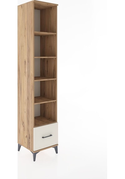 Hyperion Dolap 5 Raflı Tek Çekmeceli 44x44x221 Çam-aytaşı Çam
