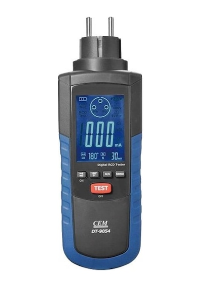 Cem Dt-9054 Kaçak Akım Rölesi Rcd Test   Cihazı
