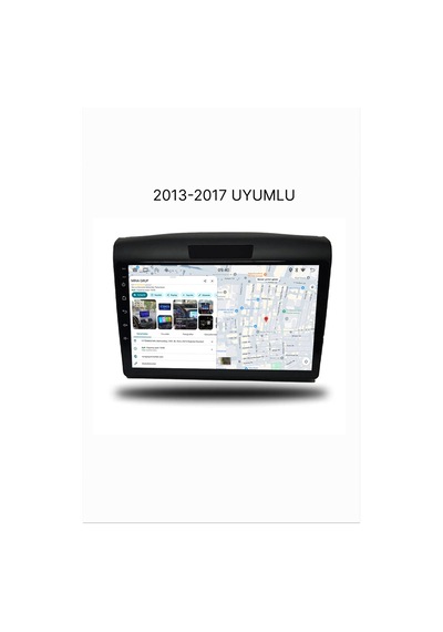 Snp Serisi Honda Crv 2013 İle 2017 Uyumlu 9 İnç Android Multimedya Sistemi 6-128 Gb Hafıza Carplay Android Auto Ve Geri Görüş Kamerası 9"