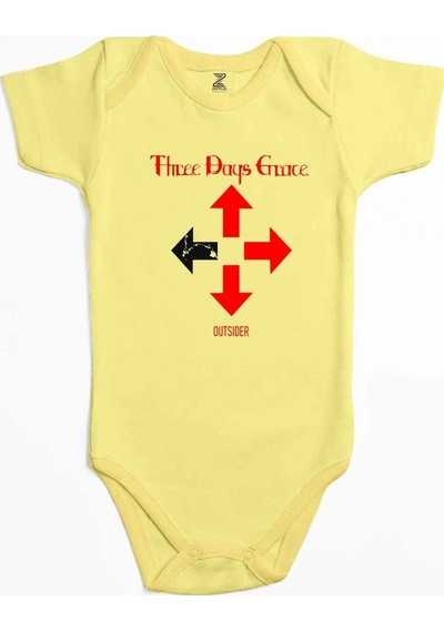 Zepplin Giyim Three Days Grace Outsider Mavi Bebek Body Zıbın