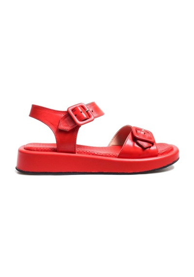 Fast Step Hakiki Deri Kadın Klasik Sandalet 710za150 001