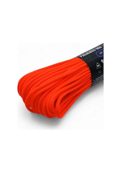 Mg Ropes Bileklik Ve Outdoor Polyester Paracord İp 4 Mm 660 Lb 30 Metre Turuncu (10 Çekirdek)