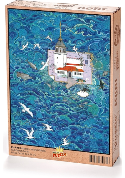King Of Puzzle Kızkulesi - Nusret Çolpan Ahşap Puzzle 1000 Parça