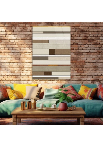 Gerçek Cama Baskı Sanat Temalı Tekli Cam Tablo 516 S478