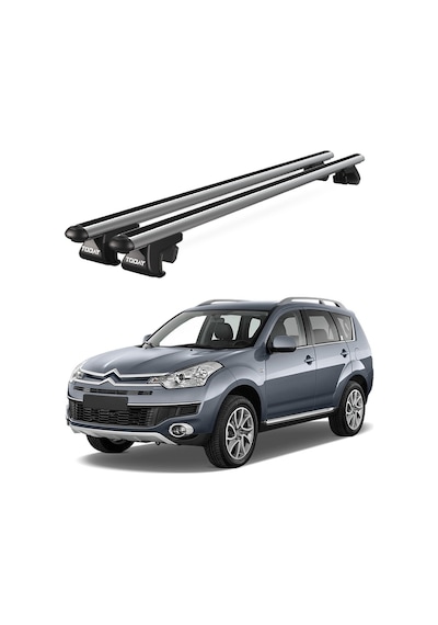 Venüs Citroen C-crosser 2007-2013 Uyumlu Gri Ara Atkı Port Bagaj Tavan Barı