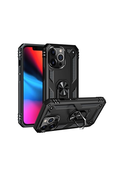 Apple Uyumlu iPhone 13 Pro Kilif Yüzüklü Zirh Tank Vega 511151122