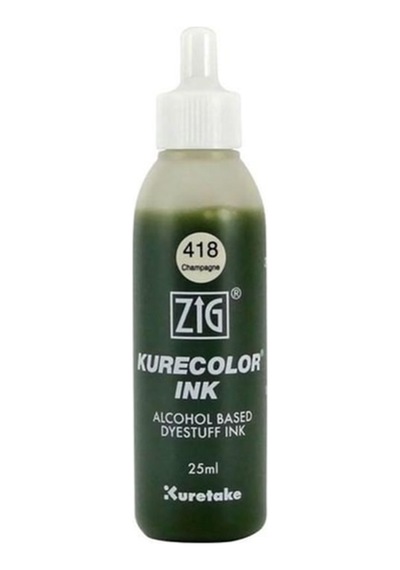 Kurecolor Ink Alkol Bazlı Mürekkep 25ml 418 Champagne Diğer