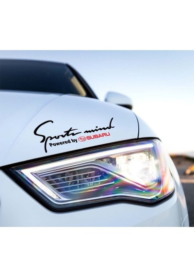Subaru Mind Kaput Üzerinde Araba Sticker Yapıştırması