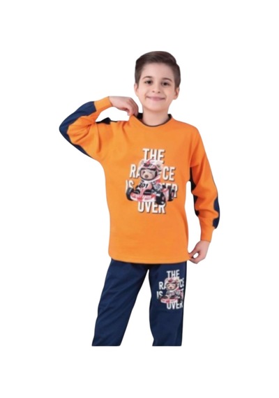 Kapi Kids 7011 Erkek Çocuk Uzun Kol Pijama Takım-6704 Sarı Kapi Kids 7011 Erkek Çocuk Uzun Kol Pijama Takım-6704 Sarı