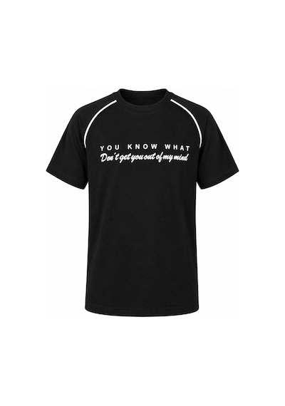 Trender Enjeksiyon Baskı Siyah Erkek Çocuk T-shirt 8031