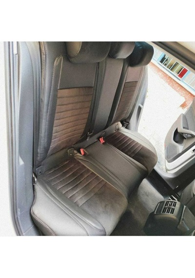 Passat B8 15 21 Arası Boş Paket Arka Sırt 2+1 Arka Sırt Kolcaksız Model Siyah Taytüyü Siyah Deri