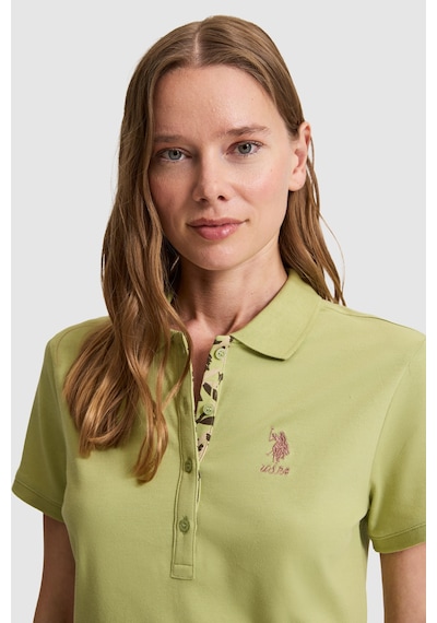 U.s. Polo Assn. Kadın Çağla Tişört Basic 50326475-vr016 Cagla