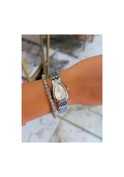 Vıp Model Silver Detaylı Kadın Saat Gümüş