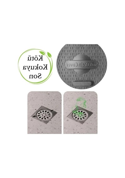 Sızdırmaz Silikon Lavabo Kapağı - Kötü Koku Giderici Mat