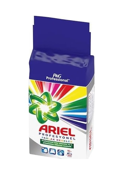 Ariel Professional Toz Çamaşır Deterjanı Parlak Renkler 15 Kg 100 Yıkama