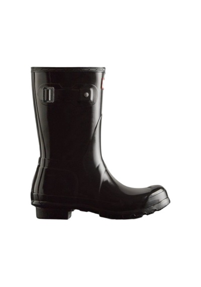 Hunter Original Short Gloss Boot 6000 Siyah