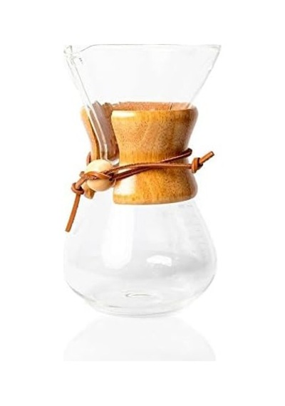 Cam Dripper Kahve Ekipmanı, 600 Ml, 4 Cup Modeli 0.2mm Kenar Kalınlığı