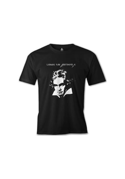 Ludwig Van Beethoven Siyah Erkek Tshirt