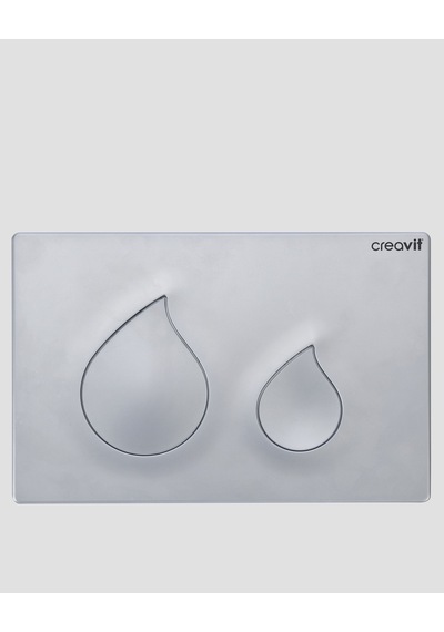 Creavit Bloom Mat Krom Kaplama Kumanda Paneli Krom