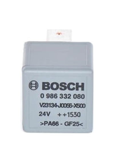 BOSCH 986332080 Daf 24 Volt 4 Fişli Röle 2 Kalın 2 İnce Fişli