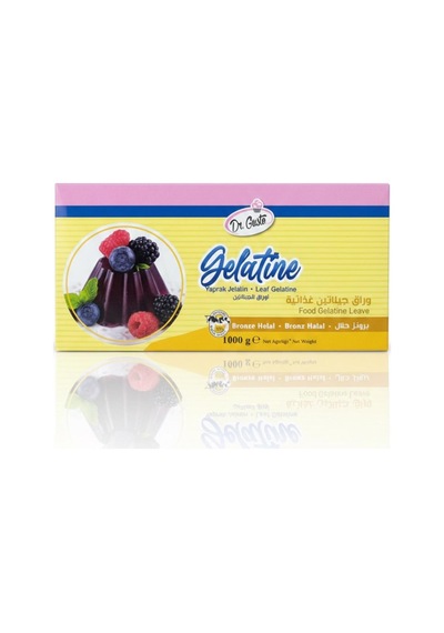 Yaprak Jelatin 1 Kg Sığır Jelatini %100 Helal Yerli Üretim