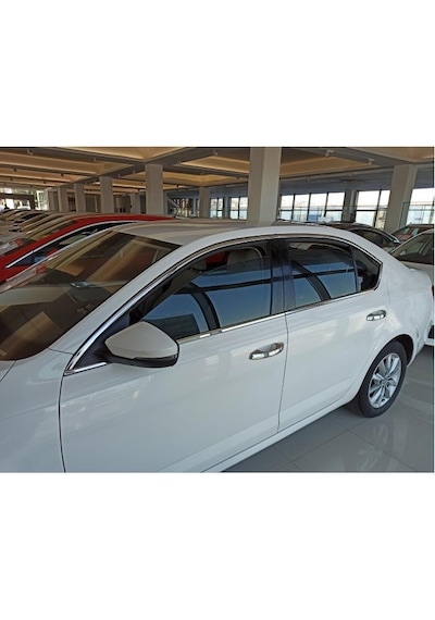 Skoda Octavia Cam Çerçevesi Kenar Çıtası Krom Tamtur 2013 /20