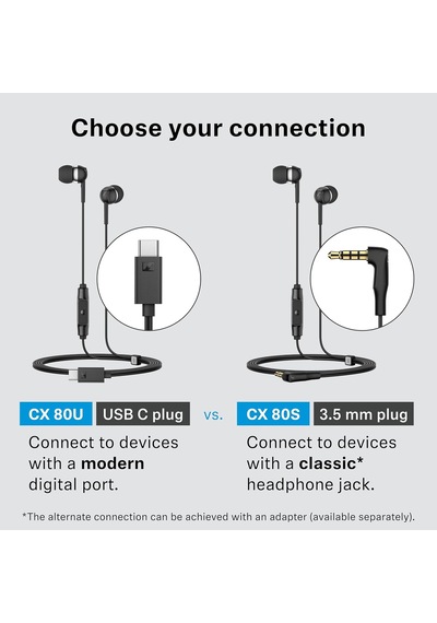 Cx 80u Kablolu Kulak İçi Kulaklık Usb-c
