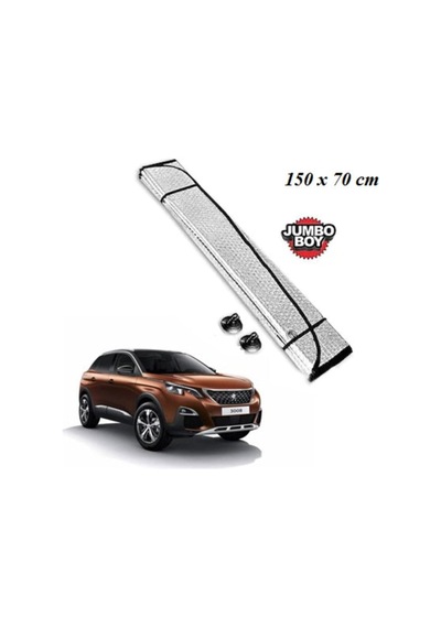 Ankanorm Katlanabilir Dışı Metalize Arası Balonlu Ön Cam Oto Araba Güneşliği 145x70cm Genel