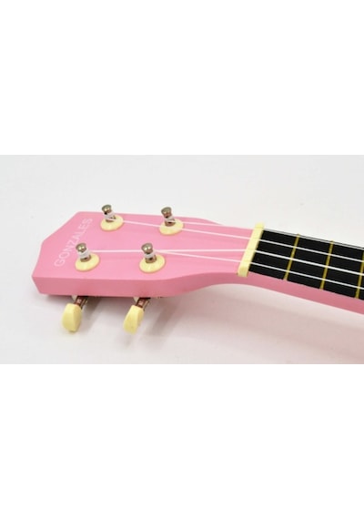 Gonzales Xu2101-Pk Pembe Renk 4 Telli Ukulele Gitar