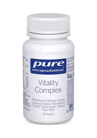 Pure Encapsulations Vitality Complex 30 Kapsül
