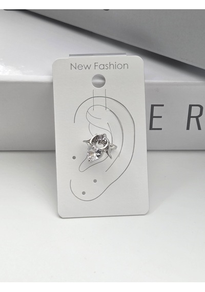 Piercing Kıkırdak Küpe Metal İş Kadını Stili Zarif Hediye Model 8b1310 Çok Renkli