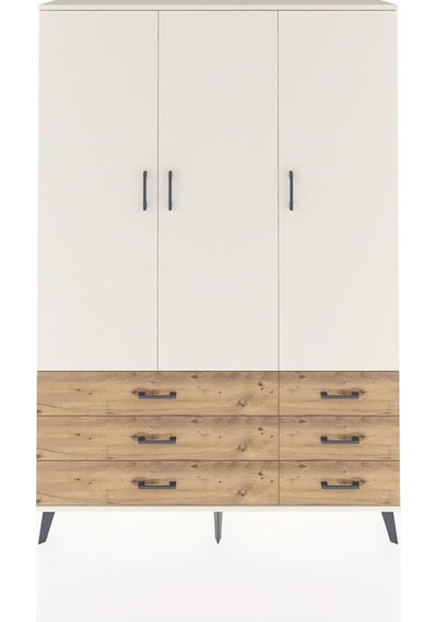 Arges Dolap 5 Raflı 6 Çekmeceli Tek Askılı 132x30x195 Aytaşı-aytaşı/çam Aytası/atlas Çam Arges Dolap 5 Raflı 6 Çekmeceli Tek Askılı 132x30x195 Aytaşı-aytaşı/çam Aytası/atlas Çam