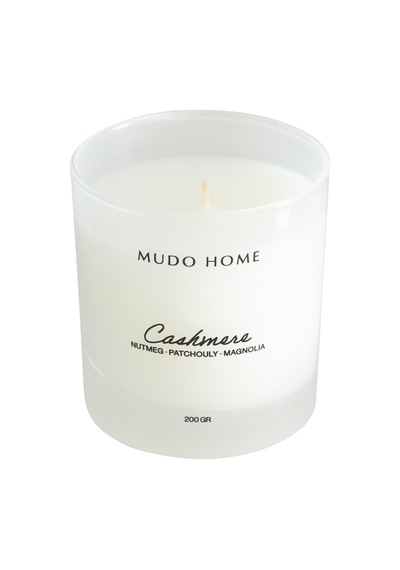 Mudo Home Dreamy Whıte Cashmere Mum 200gr Beyaz