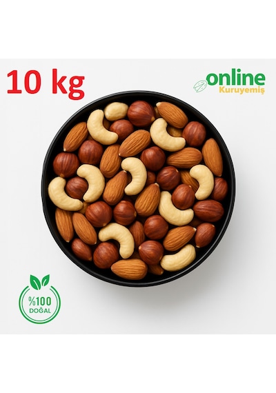 Lüx Çiğ Karışık Kuruyemiş 10 Kg 10 KG