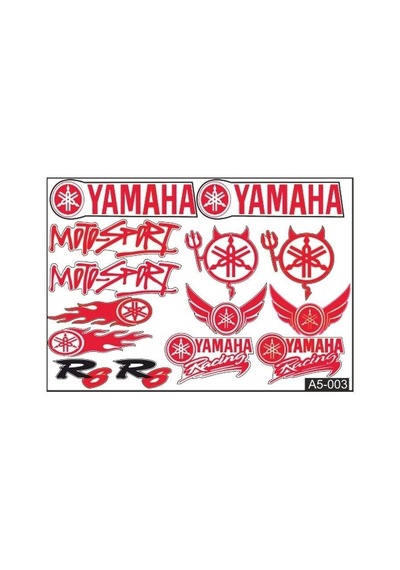 A5 Sticker 003 Tek Paket Çoklu Sticker Çok Renkli