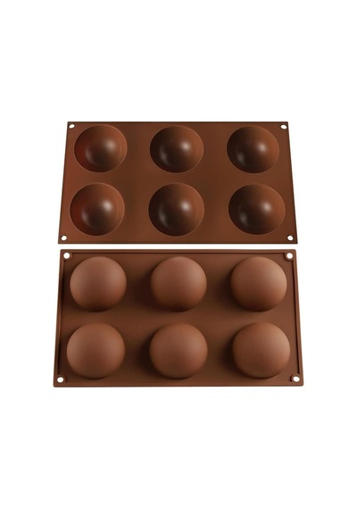Silikon Yuvarlak Çikolata Kek Dondurma Reçine Kalıbı Goldcakes