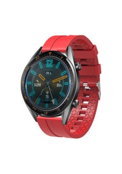 Huawei Watch Gt 3 46mm Krd-23 Silikon Kordon - Kırmızı