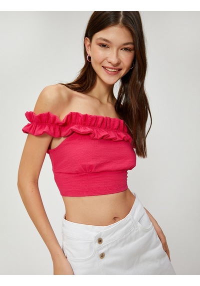 Koton Madonna Yaka Bluz Crop Fırfırlı Dokulu Viskon Karışımlı Fuşya 3sal60051ıw 3SAL60051IW332 Fuşya Koton Madonna Yaka Bluz Crop Fırfırlı Dokulu Viskon Karışımlı Fuşya 3sal60051ıw 3SAL60051IW332 Fuşya