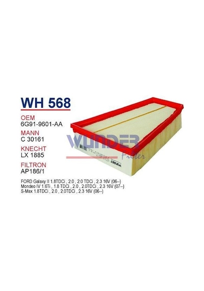 WUNDER WH568 HAVA FİLTRESİ - VOLVO V 70 II