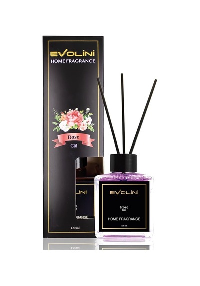 Bambu Çubuklu Oda Kokusu Gül 120 Ml Uzun Süre Kalıcı Ferah Koku Gül