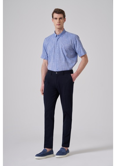Morven Erkek Lacivert Pamuk Trend Dynamic Fit Chino Pantolon 26ks003006200 Lacivert