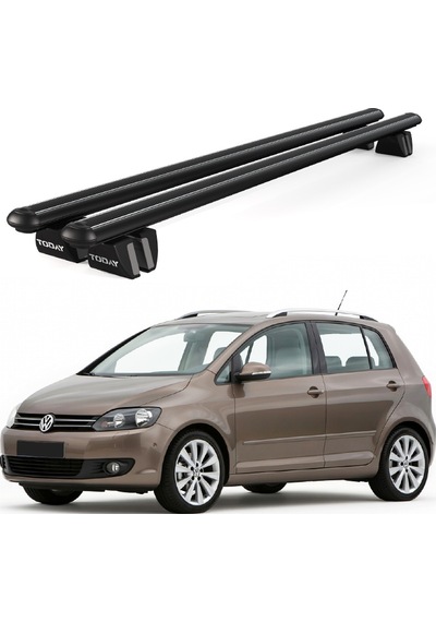 Pençe Volkswagen Golf Plus 2005-2009 Uyumlu Siyah Ara Atkı Port Bagaj Tavan Barı