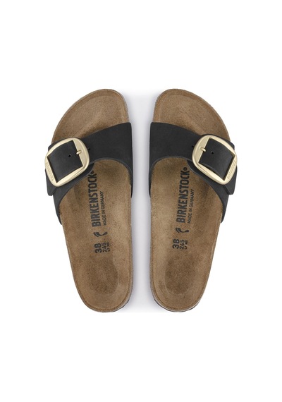 Birkenstock Bırkenstock Madrıd Bıg Buckle Lenb Kadın Terlık 1023342 Siyah