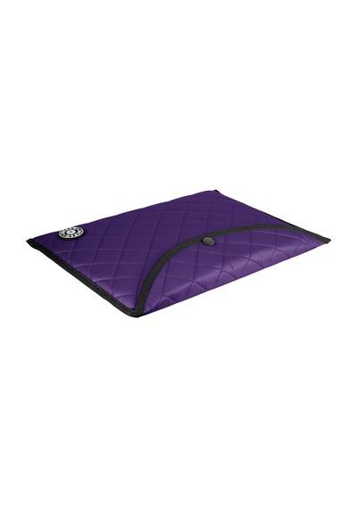 Jacbag Snap Folder Soft A4-kapitone Çıtçıtlı Dosya A4-mor